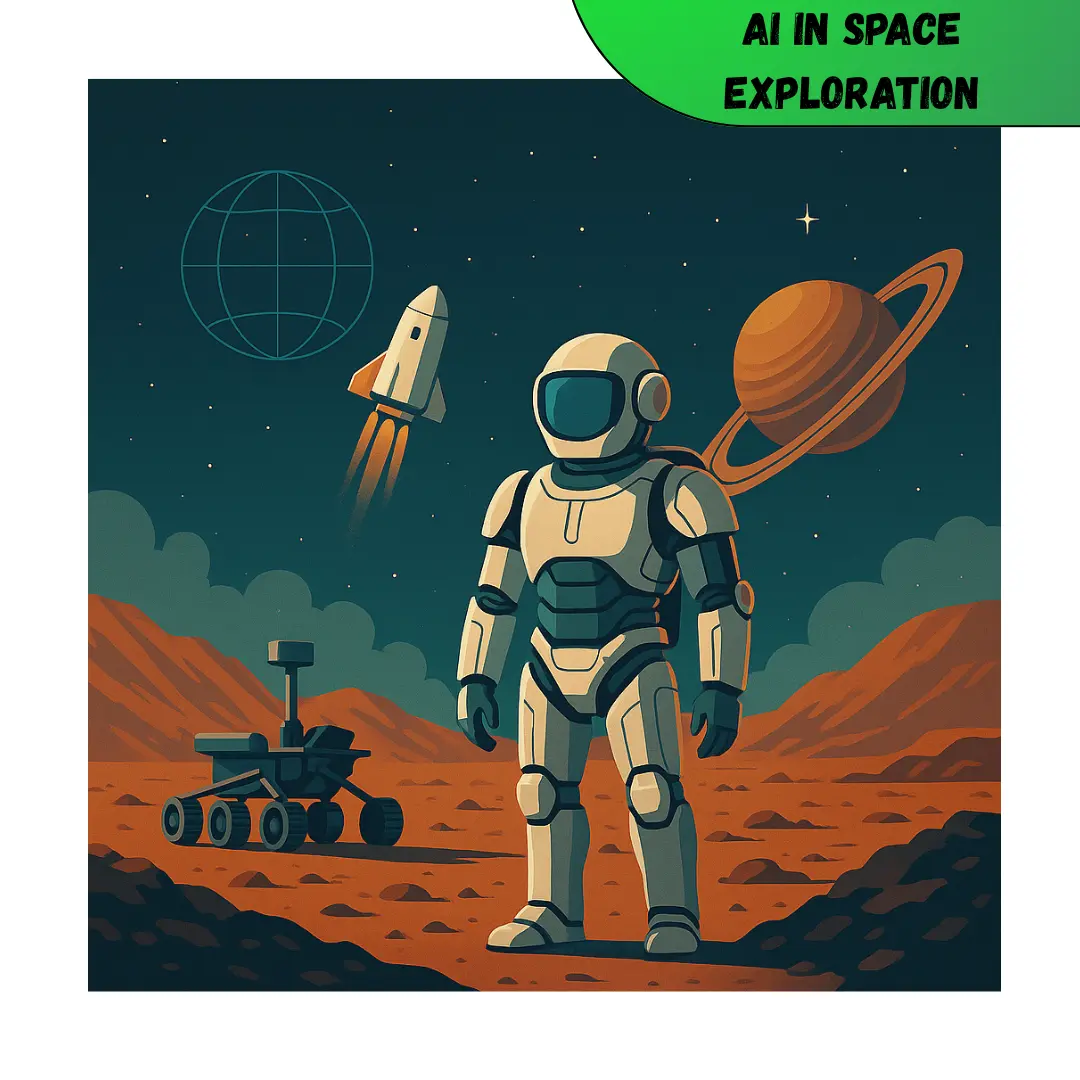 How is AI used in space exploration
